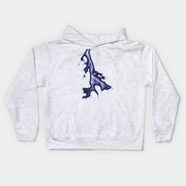 Lightning strikes Kids Hoodie by Joshua123awesome